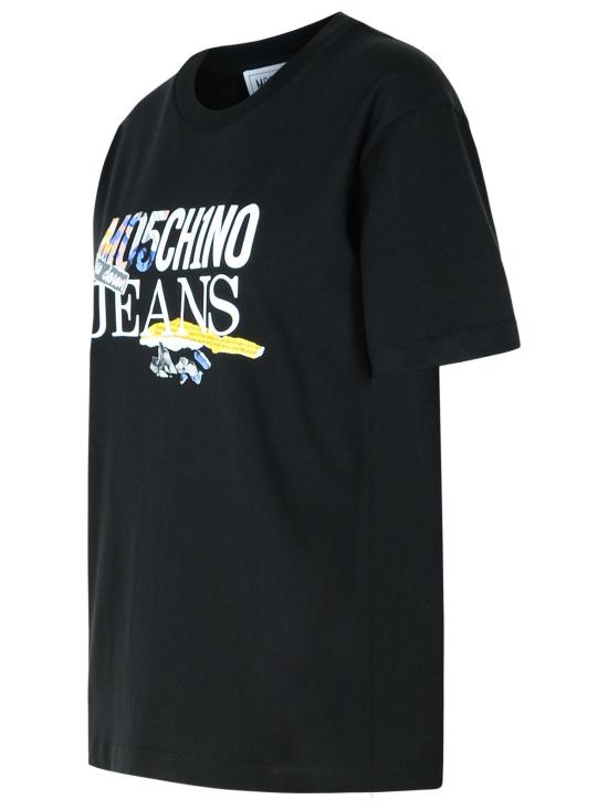 25SS 모스키노 반팔 티셔츠 A0711 32297555 Black - MOSCHINO