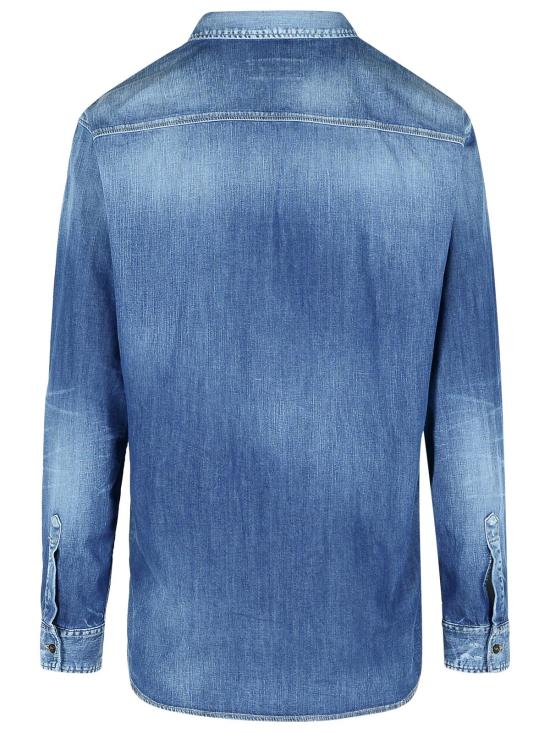 25SS 디스퀘어드2 긴팔 셔츠 S74DM0904 S30341470 Light Blue - DSQUARED2