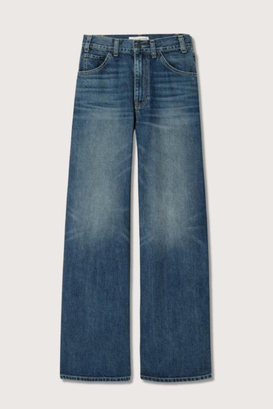  닐리로탄 데님 팬츠 닐리 로탄 살로메 와이드 레그 리지드 진 사이먼 워시