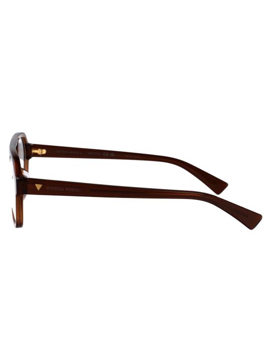 25SS 보테가베네타 안경 BV1336OA 004 BROWN BROWN TRANSPARENT - BOTTEGA VENETA