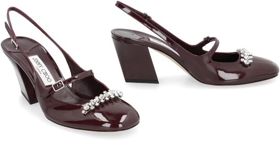 25FW 지미추 힐/펌프스 BELINDASB70PATDEEPMERLOT Burgundy - JIMMY CHOO