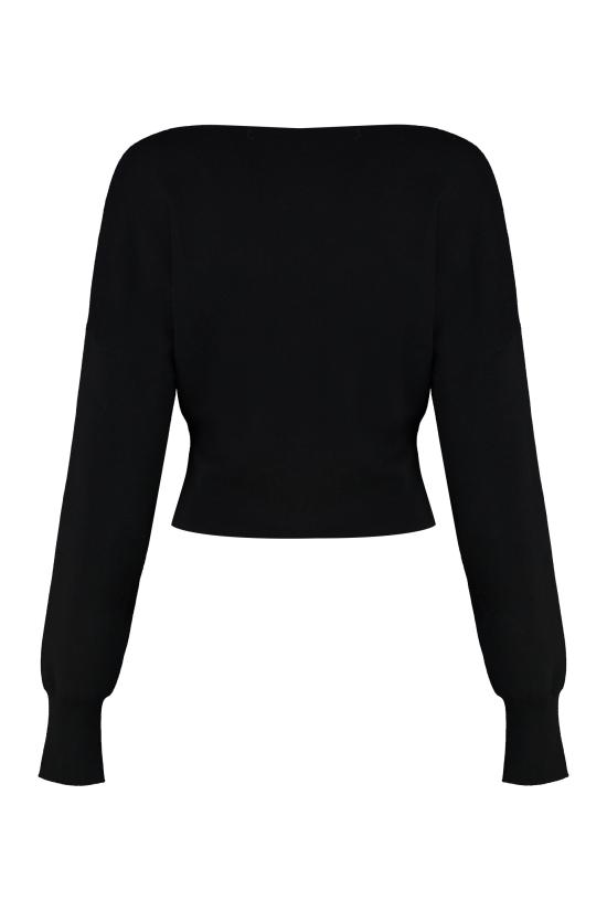  파로쉬 스웨터 D540833LIME24013 black - PAROSH