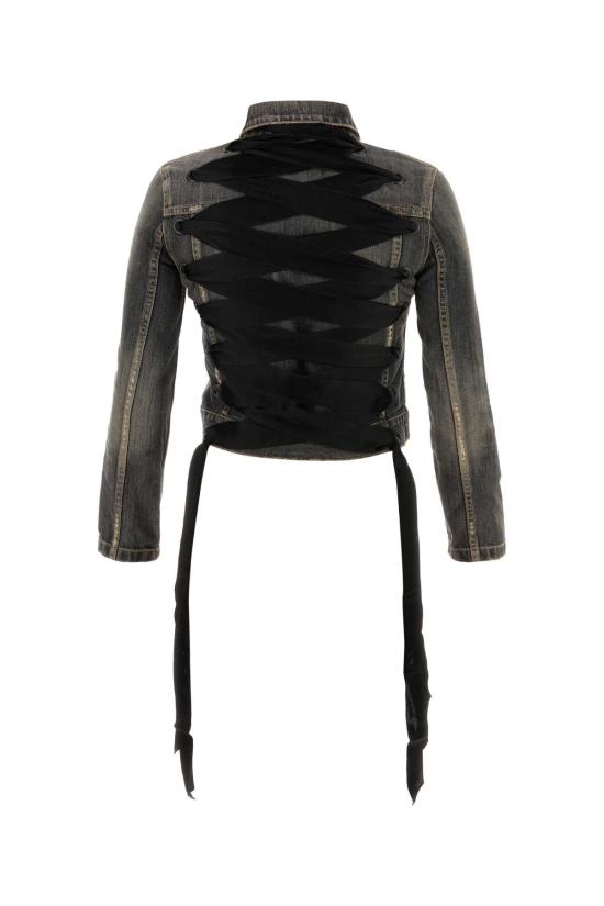 25SS 발렌시아가 데님 자켓 831697TSW67 1441 BLACK - BALENCIAGA