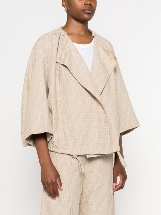  펜디 자켓 FLF825 ASMFF1SAZ BEIGE - FENDI