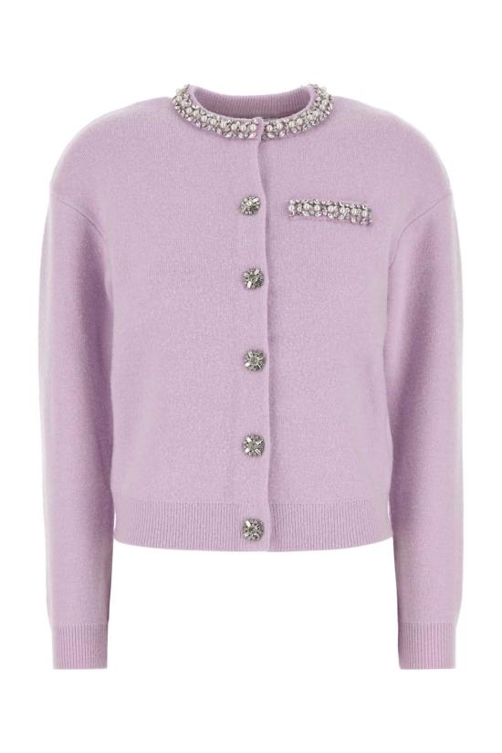 25FW 셀프 포트레이트 가디건 PF25085CL LILAC