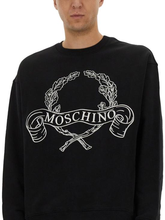 25FW 모스키노 스웨터 17025228 1555 BLACK - MOSCHINO