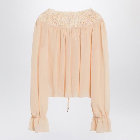 25FW 끌로에 블라우스 CH25AHT87117 6I0 PINK - CHLOE