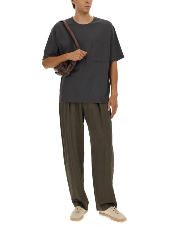 25FW 르메르 반팔 티셔츠 TO1457LJ1043 BK878 GREY - LEMAIRE