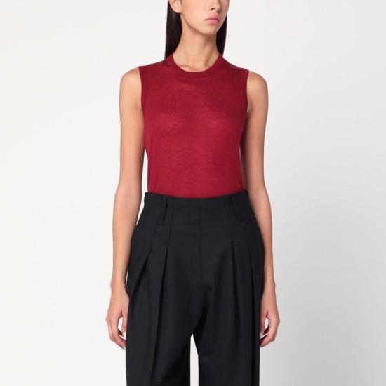 25FW 6397 민소매 티셔츠 NSW667WO WINE RED