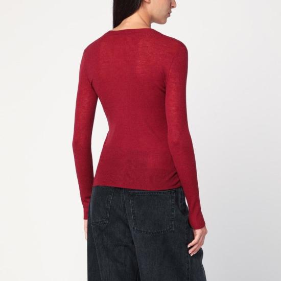 25FW 6397 스웨터 NSW683WO WINE RED - 6397