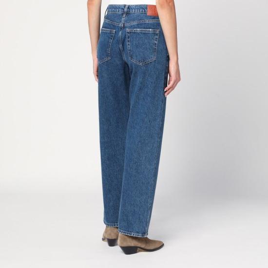 25FW 애니빙 스트레이트 팬츠 A0611432DE WHD36 BLUE - ANINE BING