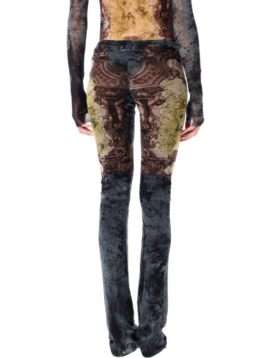 25FW 장 폴 고티에 스트레이트 팬츠 TR016M006P 005740 BLACK BLUE GREEN - JEAN PAUL GAULTIER