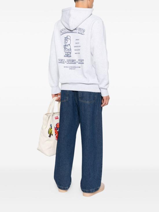 25FW 칼하트 WIP 후드 샌드위치 스웨트셔츠 I0352771V1XX LIGHT GREY - CARHARTT WIP