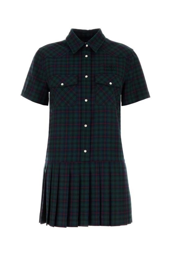 25FW 미우미우 숏 원피스 MF5982SOOO174R F0D3Z CHECKED