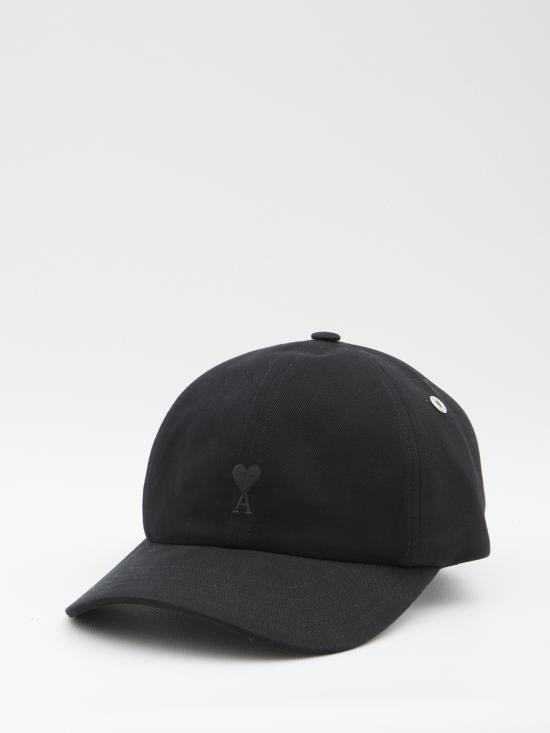 25FW 아미 코튼 ADC 자수 볼캡 UCP265AW0041 001 BLACK