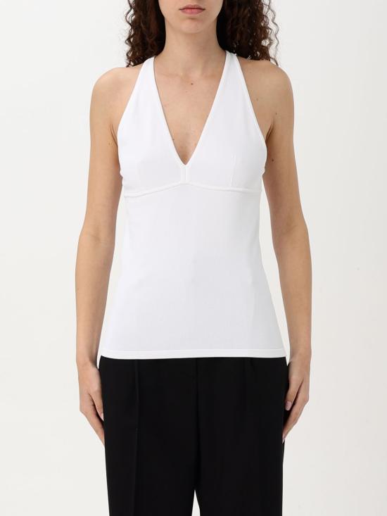 25FW 막스마라 민소매 티셔츠 2511361313600 001 White