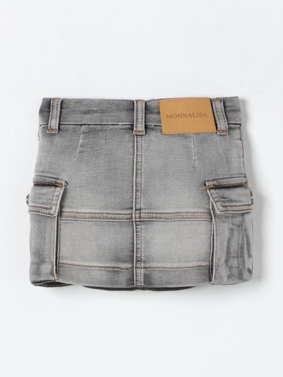 24FW [키즈] 모나리자 스커트 19D7014020 0050 Black - MONNALISA