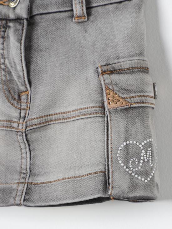 24FW [키즈] 모나리자 스커트 19D7014020 0050 Black - MONNALISA