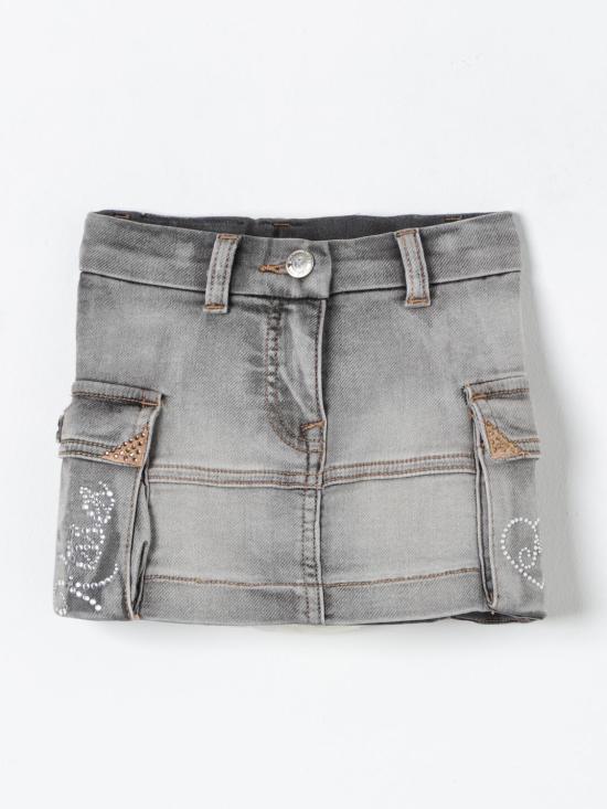 24FW [키즈] 모나리자 스커트 19D7014020 0050 Black