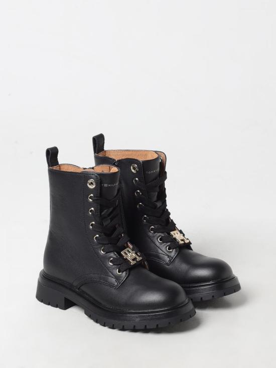 24FW [키즈] 타미힐피거 슈즈 T3A5335680092 999 Black - TOMMY HILFIGER