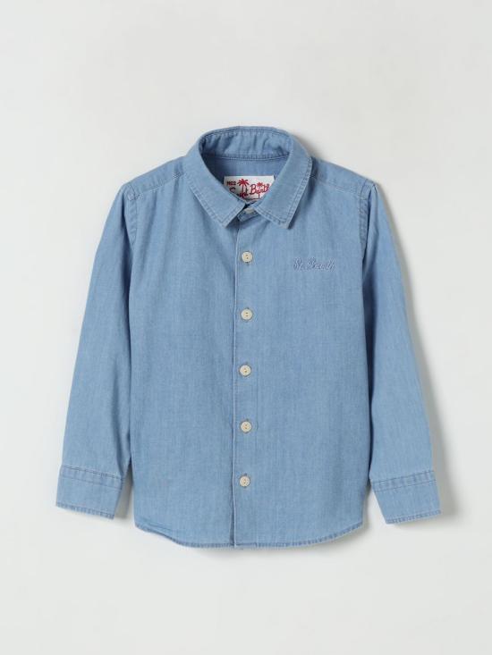 25FW [키즈] 세인트바쓰 셔츠 AGN0001 00317H Denim