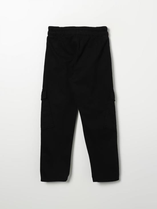 24FW [키즈] 핑코 트레이닝/조거 팬츠 F4PIJGPA007 110 Black - PINKO