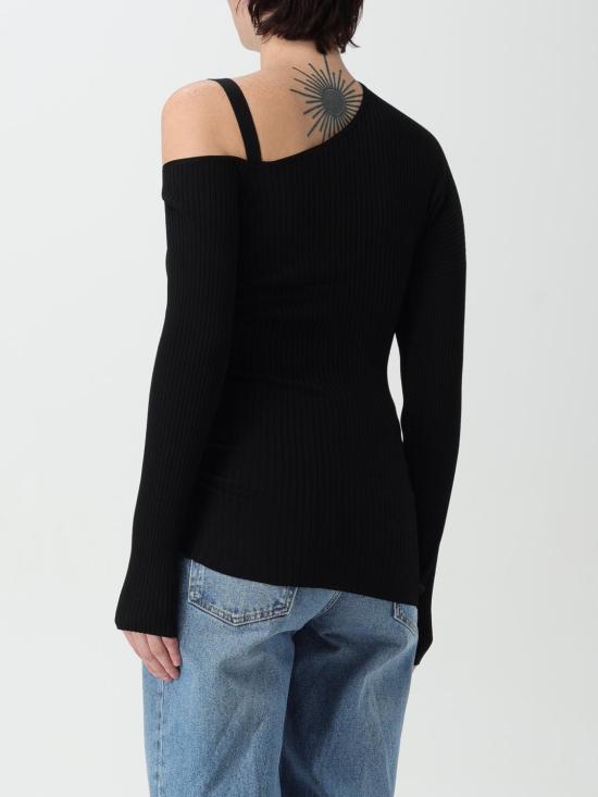 25SS 모스키노 긴팔 티셔츠 09143203 0555 Black - MOSCHINO