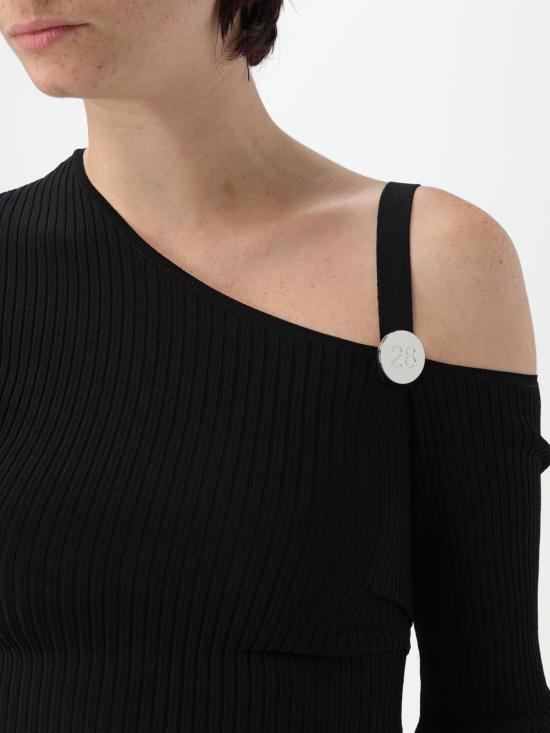 25SS 모스키노 긴팔 티셔츠 09143203 0555 Black - MOSCHINO