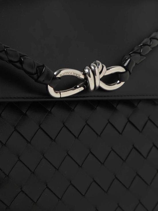 25SS 보테가베네타 스몰 안디아모 메신저백 815781V2HLD 1208 Black - BOTTEGA VENETA