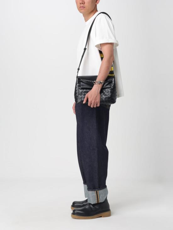 25SS 보테가베네타 스몰 안디아모 메신저백 815781V2HLD 1208 Black - BOTTEGA VENETA