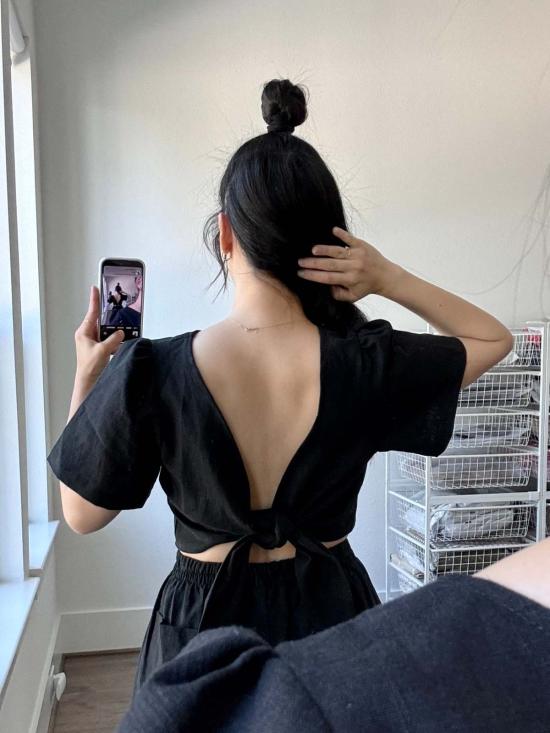  Nettle Studios 스트레이트 팬츠 네틀 스튜디오 미드 이지 팬츠 블랙 - OTHER BRANDS