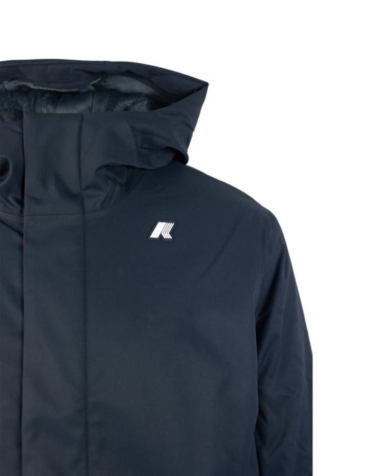 25FW 까웨 숏패딩 K8133DWAL9 BLUE D - K-WAY