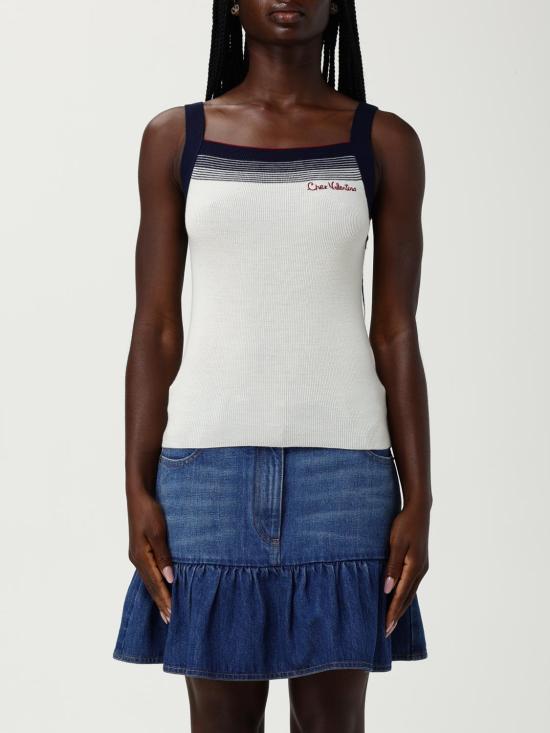 25FW 발렌티노 가라바니 민소매 티셔츠 7B3KM06A9GQ DWL Navy