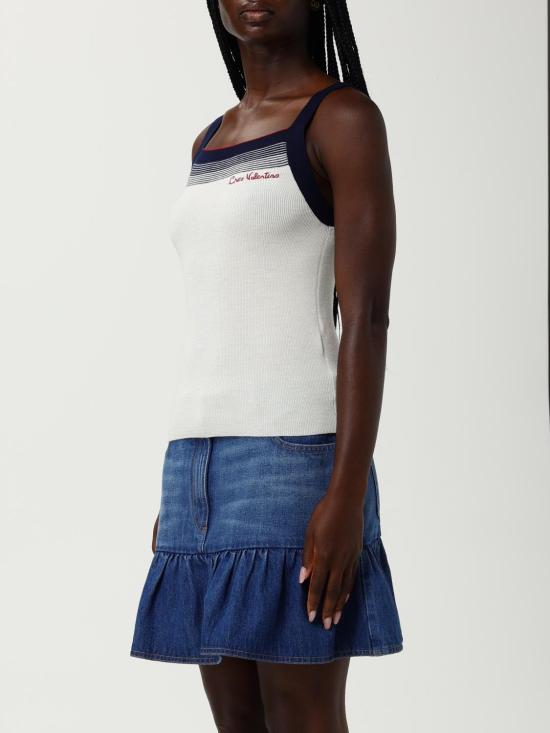 25FW 발렌티노 가라바니 민소매 티셔츠 7B3KM06A9GQ DWL Navy - VALENTINO GARAVANI