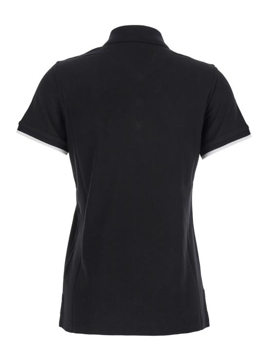 25FW 몽클레어 로고 패치 코튼 피케 폴로 셔츠 8A0000484720999 BLACK DOM - MONCLER