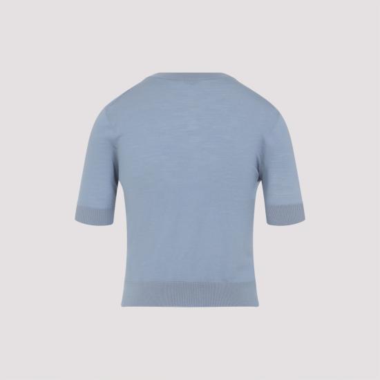  셀린느 스웨터 RY0D9D069 07UB BABY BLUE DOM - CELINE