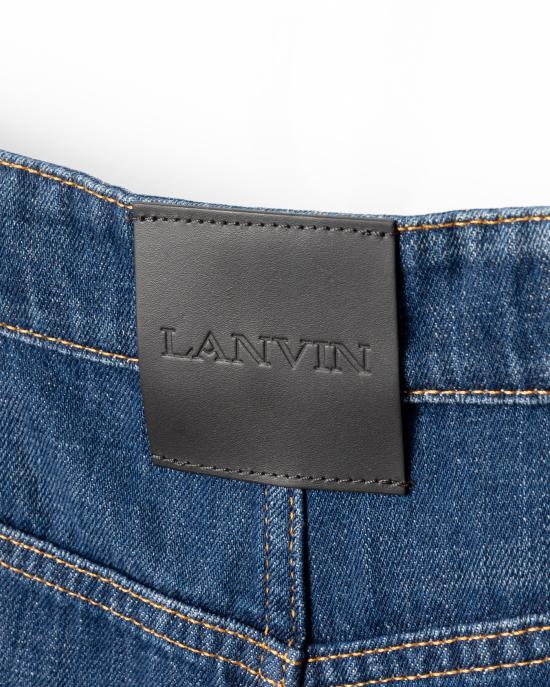 25FW 랑방 팬츠 RW TR0316 D089 E25 23 MEDIUM BLUE Blue - LANVIN
