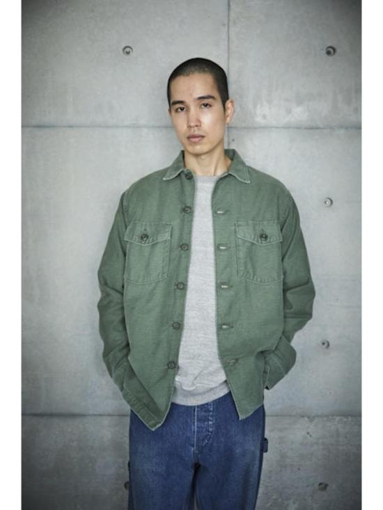  오어슬로우 긴팔 셔츠 오슬로 미 육군 피로 셔츠 - ORSLOW