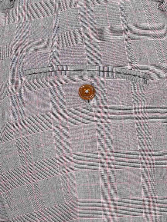 24FW 비비안웨스트우드 스트레이트 팬츠 1F010008W00R0P202 Grey - VIVIENNE WESTWOOD