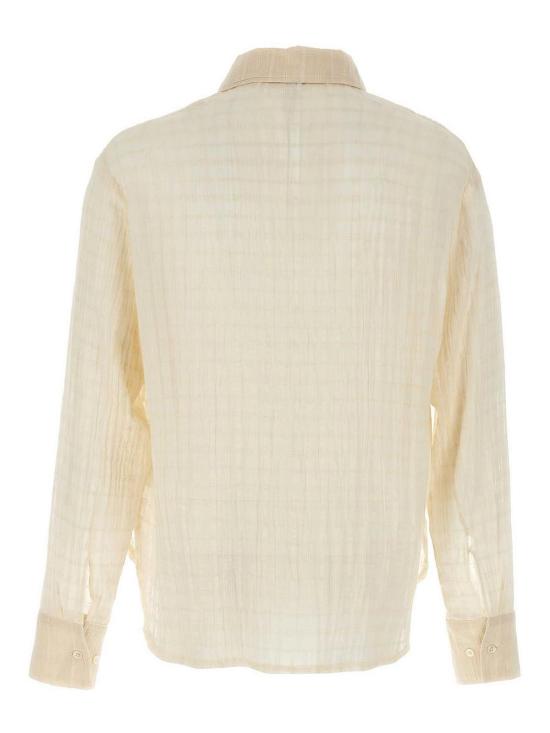  씨페러 긴팔 셔츠 MSS25IGNACIOCLOUDWHITECHECK White - THE SEAFARER