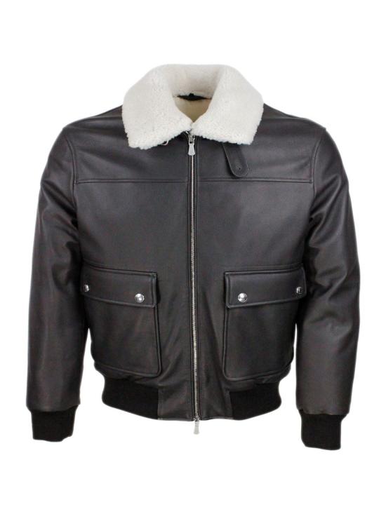 25FW 일레븐티 가죽 자켓 L75GBTL19 PEL25 BROWN