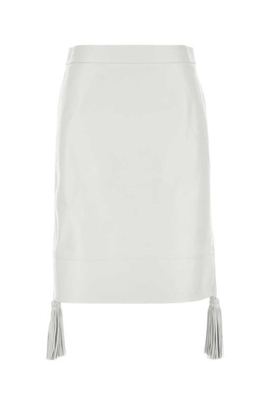 25SS 보테가베네타 스커트 823874V5BV0 9071 WHITE