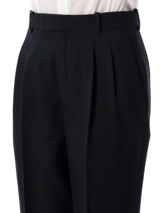 25FW 생로랑 스트레이트 팬츠 837054Y7B73 1000 BLACK - SAINT LAURENT