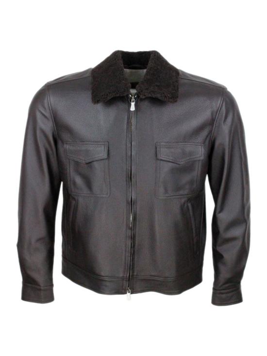 25FW 일레븐티 가죽 자켓 L75GBTL01 PEL05 Brown