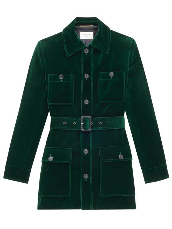 25FW 생로랑 수트 자켓 835170 Y580T 3181 GREEN