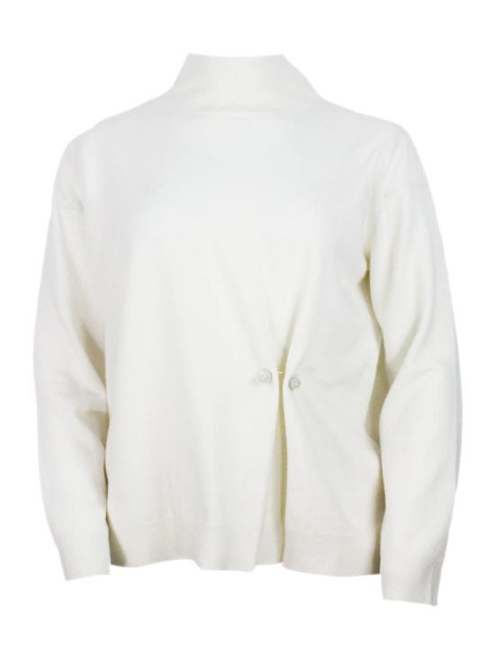 25FW 파비아나 필리피 플래티넘 스웨터  MAD215F058L51725 WHITE