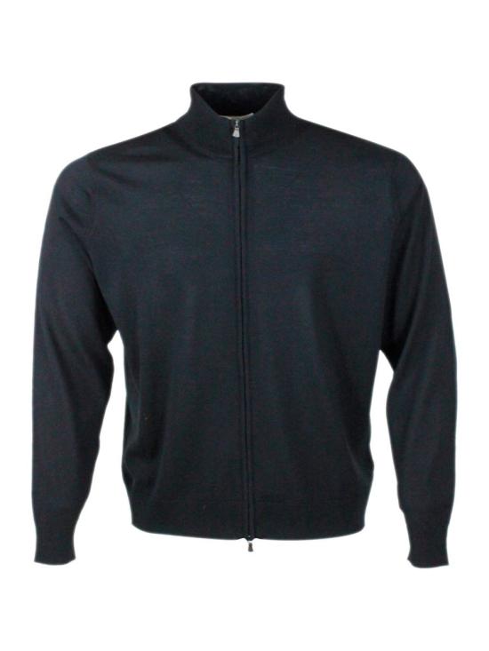 25FW 필리포 드 로렌티스 집업 니트 FZ1MLRM16R990 Black