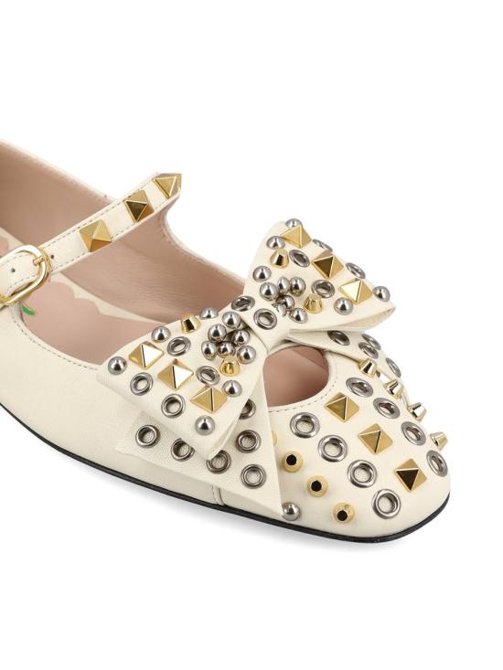 25FW 발렌티노 가라바니 플랫 슈즈 7W2S0MX7ETL098 AI25 WHITE - VALENTINO GARAVANI