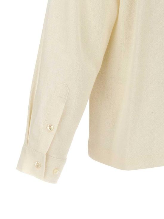  씨페러 긴팔 셔츠 SS24SENSEOFFWHITECREPE White - THE SEAFARER