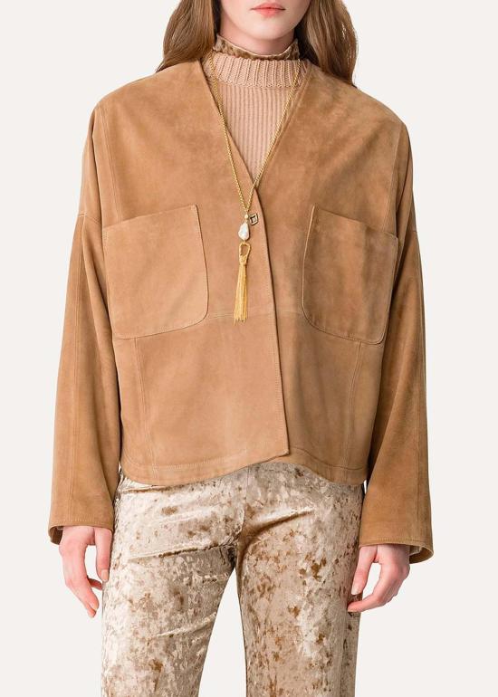  포르테포르테 무스탕 포르테 포르테 스웨이드 기모노